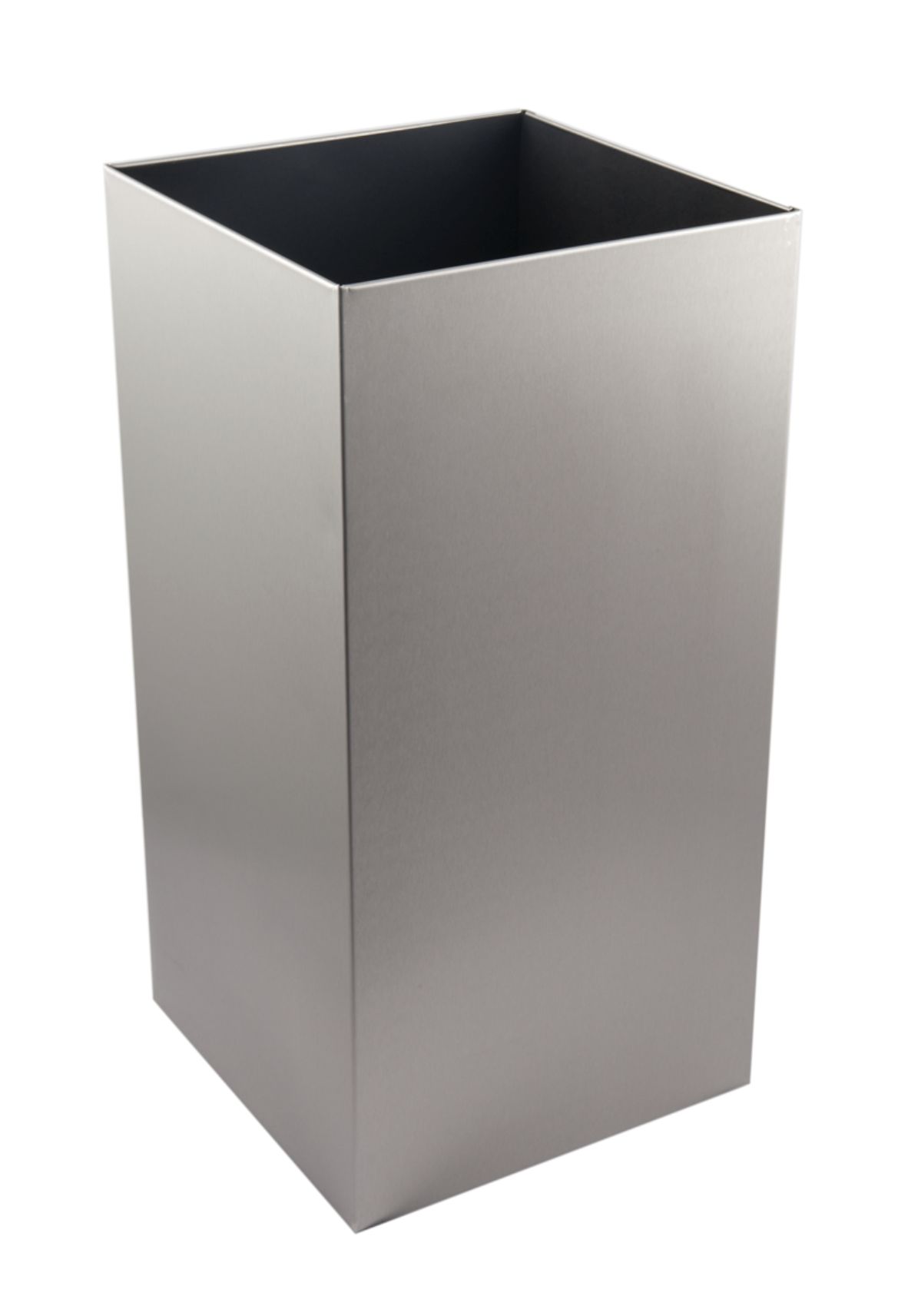 Waste Bin 50ltr Open Top Stainless Steel