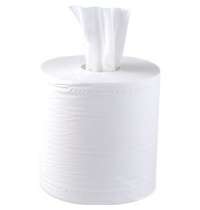 2 Ply Embossed Centre Feed Rolls White x 6 150m