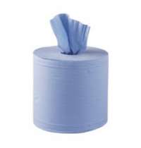 2 Ply Embossed Centre Feed Rolls Blue x 6 150m