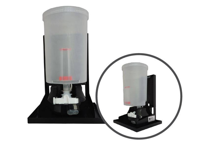 Modulo Behind Mirror Soap Dispenser 2ltr Mains Powered (92401BK)
