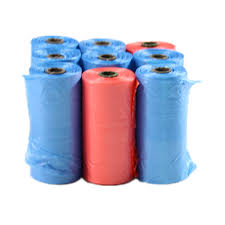Food Grade Blue Bags on a Roll cardboard core 